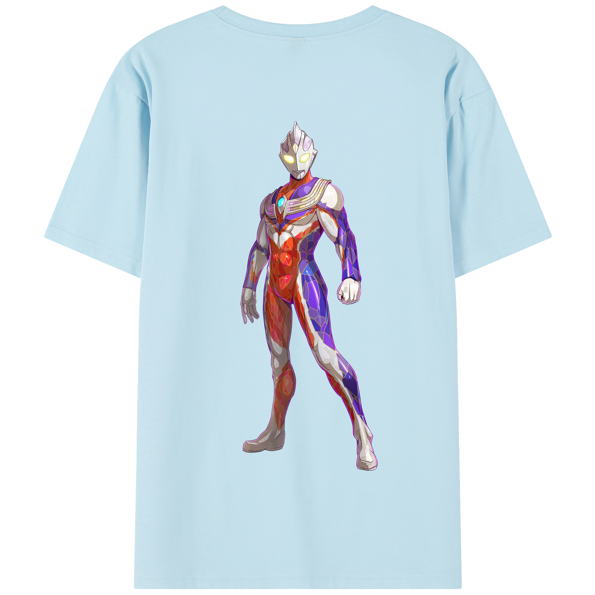 （画像用） ウルトラマン Ultraman 綿100％半袖Tシャツ（背面プリント）